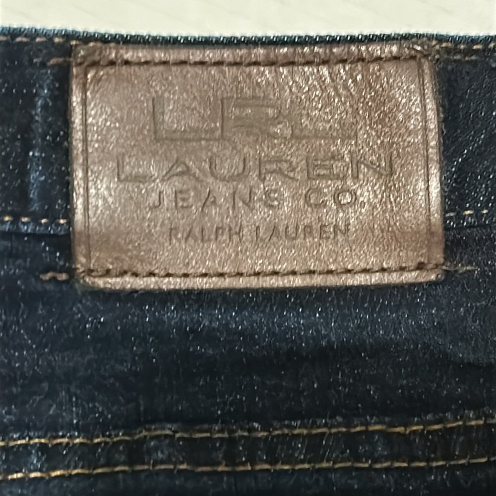 LRL Lauren Jeans Co Size 14 Classic Dark wash dressy jeans. Great condition. - Picture 2 of 11